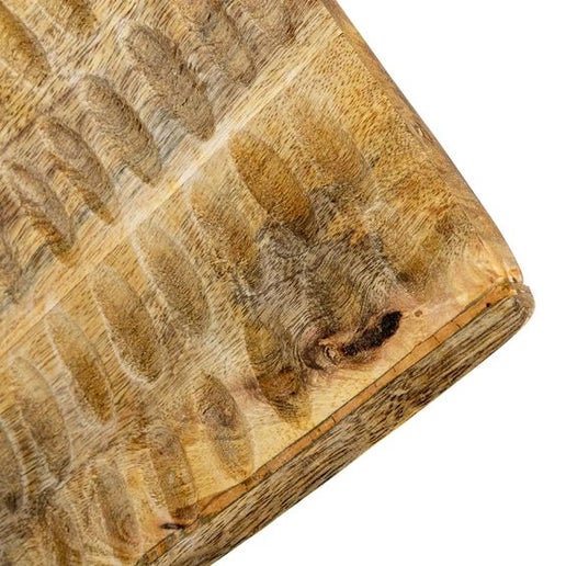 Carved Mango Wood Curved Tray