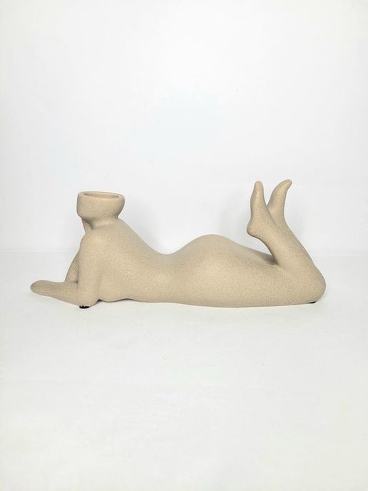 Feminine Figure Bud Vase