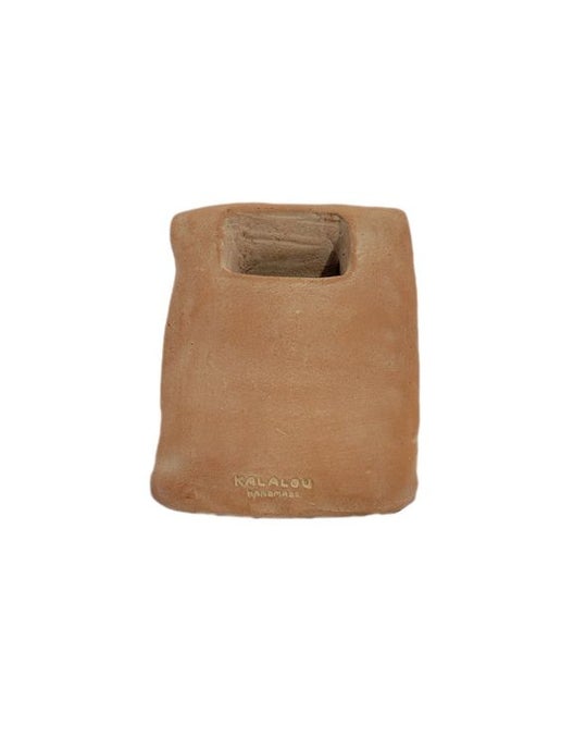 Folded Clay Paper Bag Vase