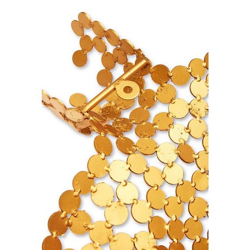 Gold Metal Female Torso Wall Art