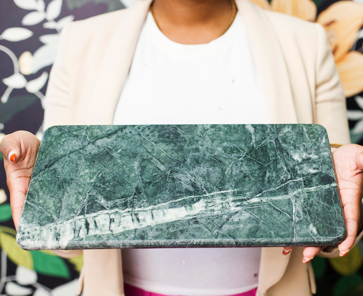 Green Marble Cheese/Cutting Board