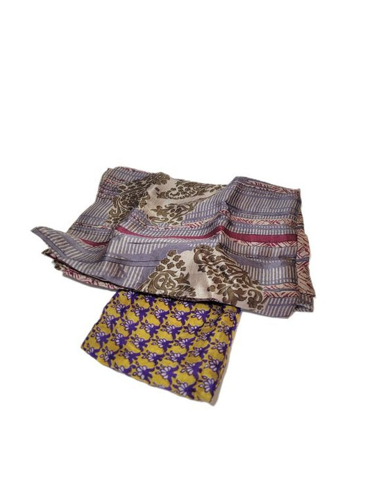 Vintage Silk Sari Scarf