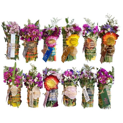 4" Sage Stick w/ Crystals