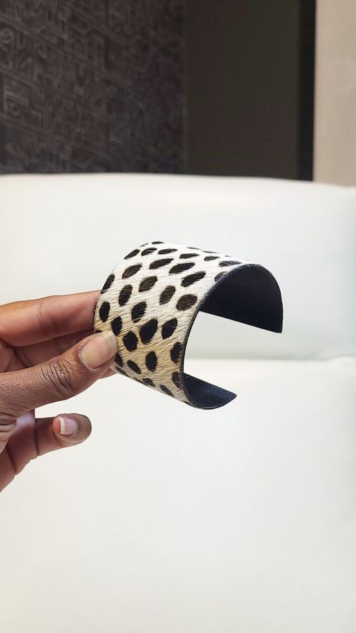 Animal Print Cuff Bracelet
