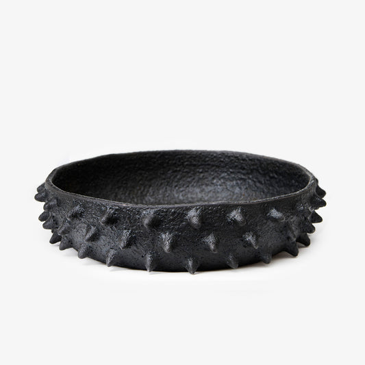 Black Terra-cotta Spiked Bowl