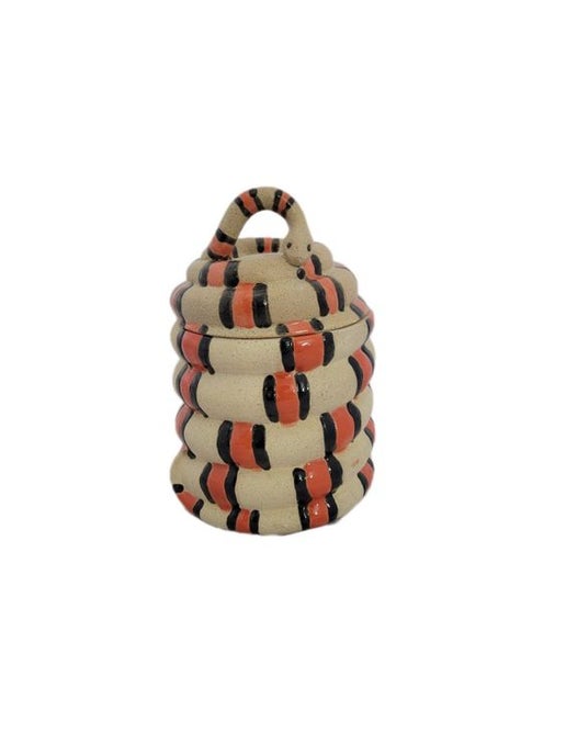 Ceramic Snake Canister