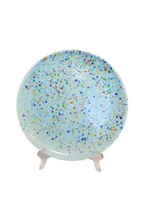 Colorful Ceramic Speckled Dinner Plates - Set of 6