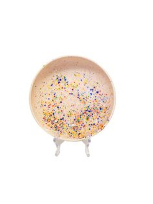 Colorful Ceramic Speckled Pasta Bowls - Set of 6