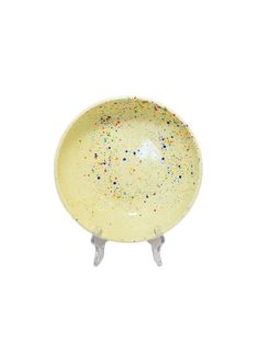 Colorful Ceramic Speckled Pasta Bowls - Set of 6