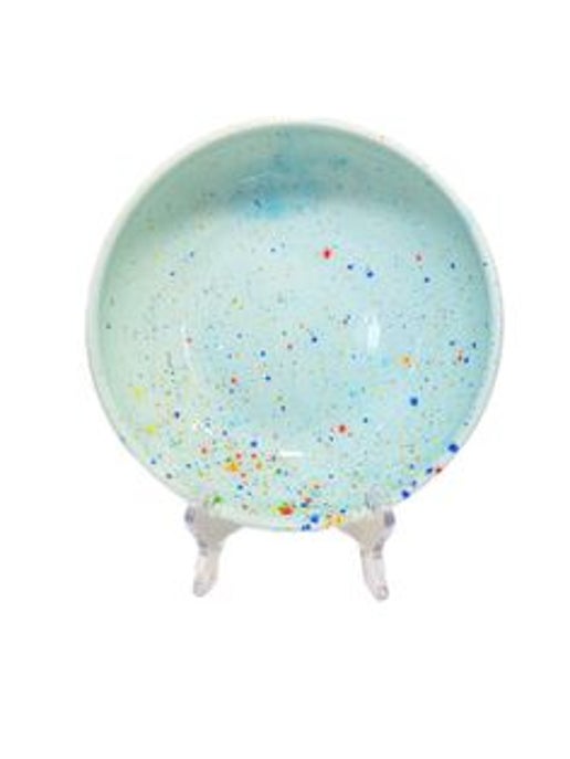 Colorful Ceramic Speckled Pasta Bowls - Set of 6