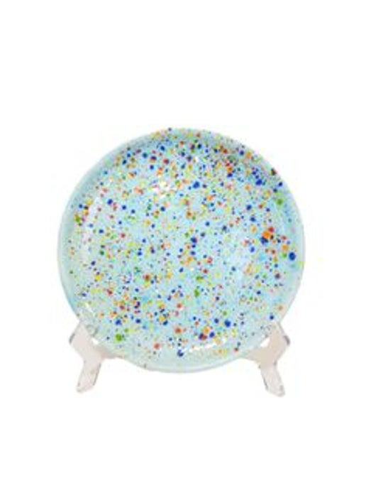 Colorful Ceramic Speckled Salad Plates- Set of 6