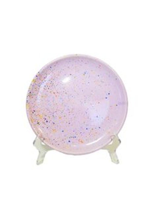 Colorful Ceramic Speckled Salad Plates- Set of 6