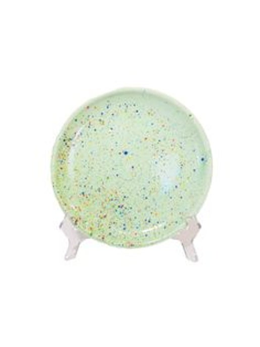 Colorful Ceramic Speckled Salad Plates- Set of 6