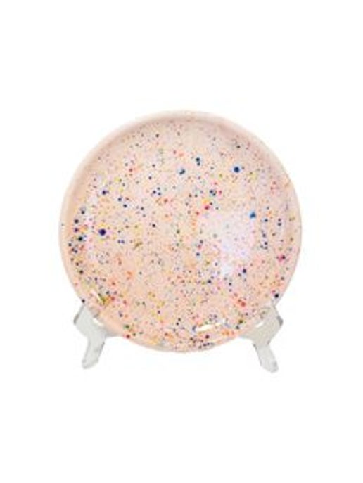 Colorful Ceramic Speckled Salad Plates- Set of 6