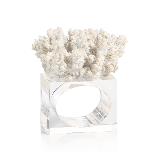 Coral Acrylic Napkin Ring - design a