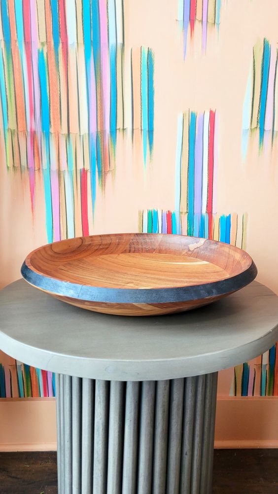 Davos Acacia Wood Serving Bowl