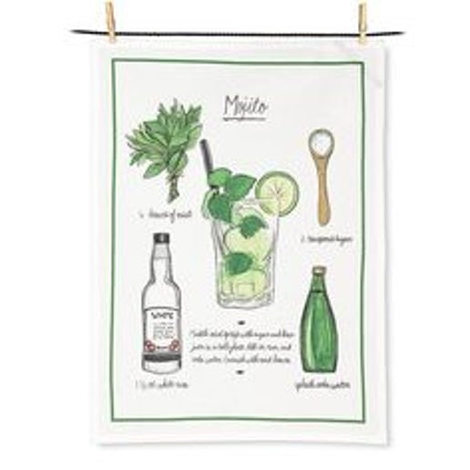 Drink Recipe Tea Towel