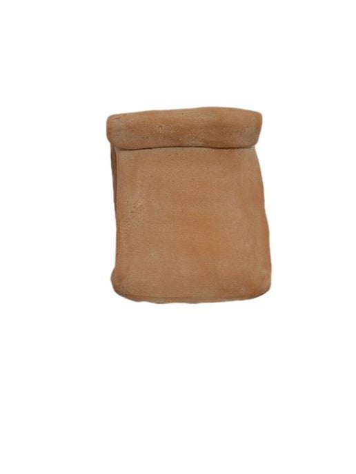 Folded Clay Paper Bag Vase