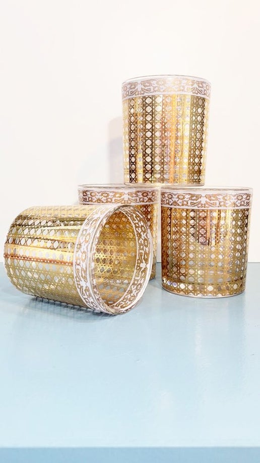 Gold Rocks Glass