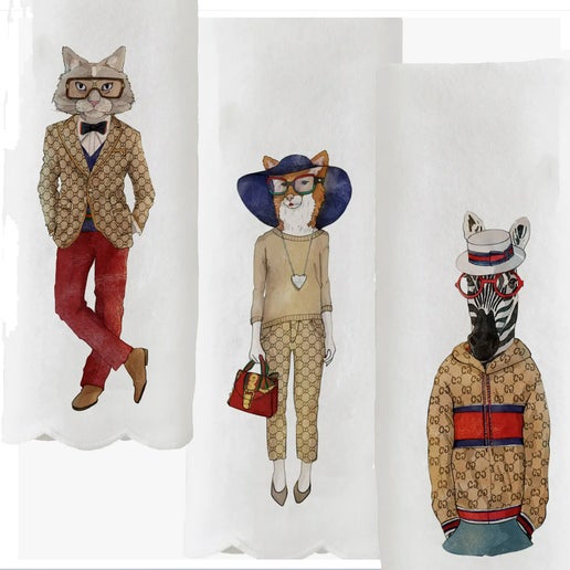 Gucci Inspired Hand Towels