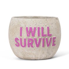 "I Will Survive" Planter
