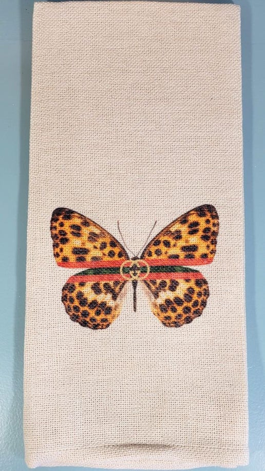 Leopard Butterfly Towel