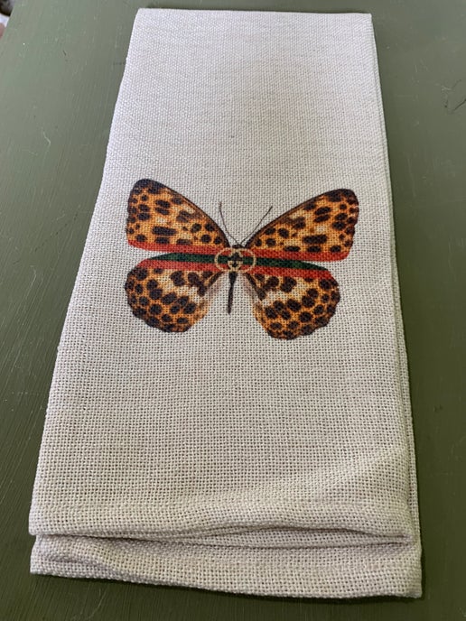 Leopard Butterfly Towel