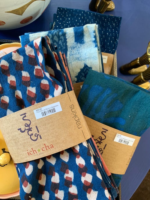 Mix + Match Indigo Napkins