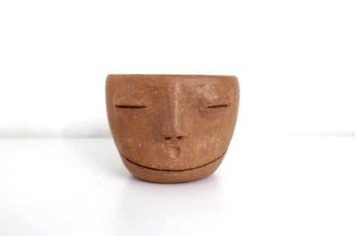 Red Clay Face Mug
