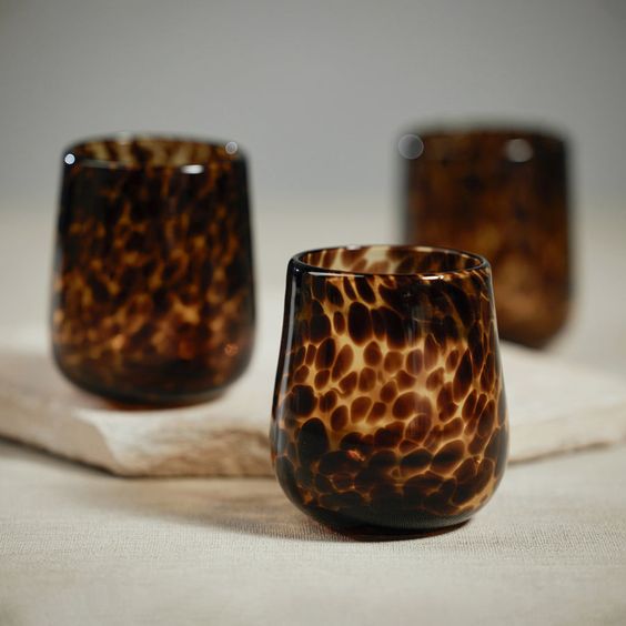 Stemless Tortoise All Purpose Glass - set 2