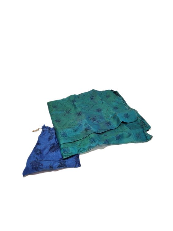 Vintage Silk Sari Scarf