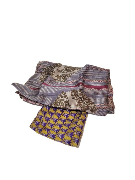 Vintage Silk Sari Scarf
