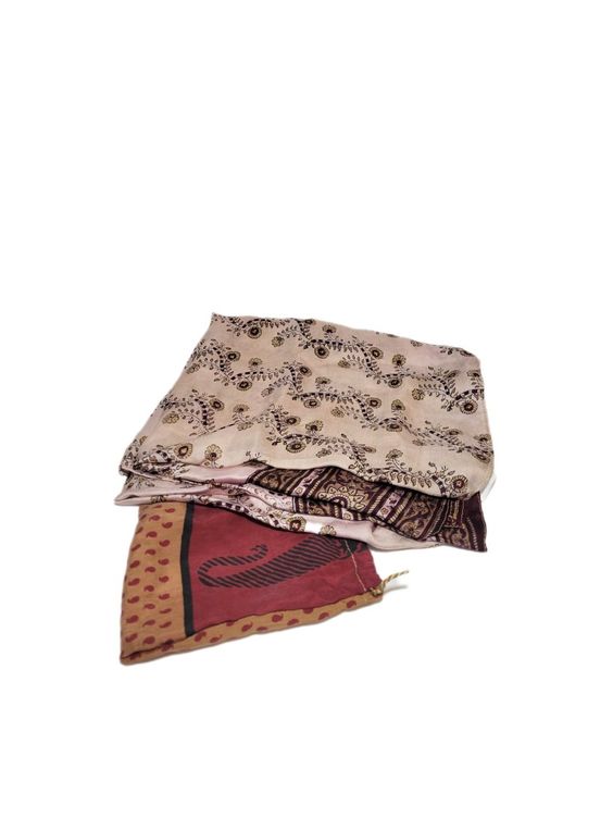 Vintage Silk Sari Scarf