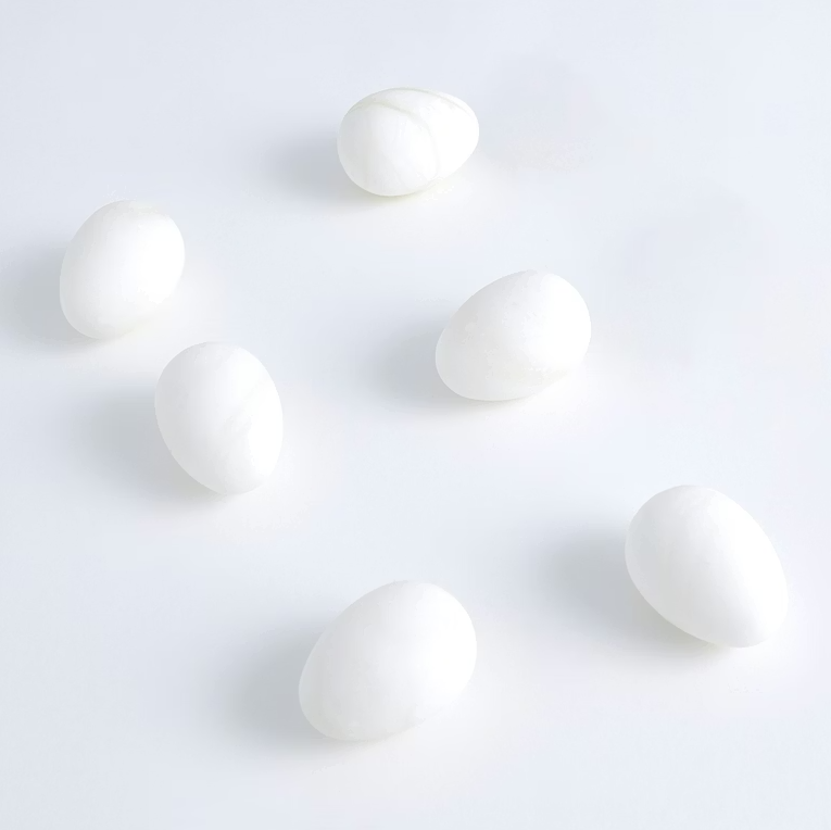 Set of 6 Alabaster Eggs